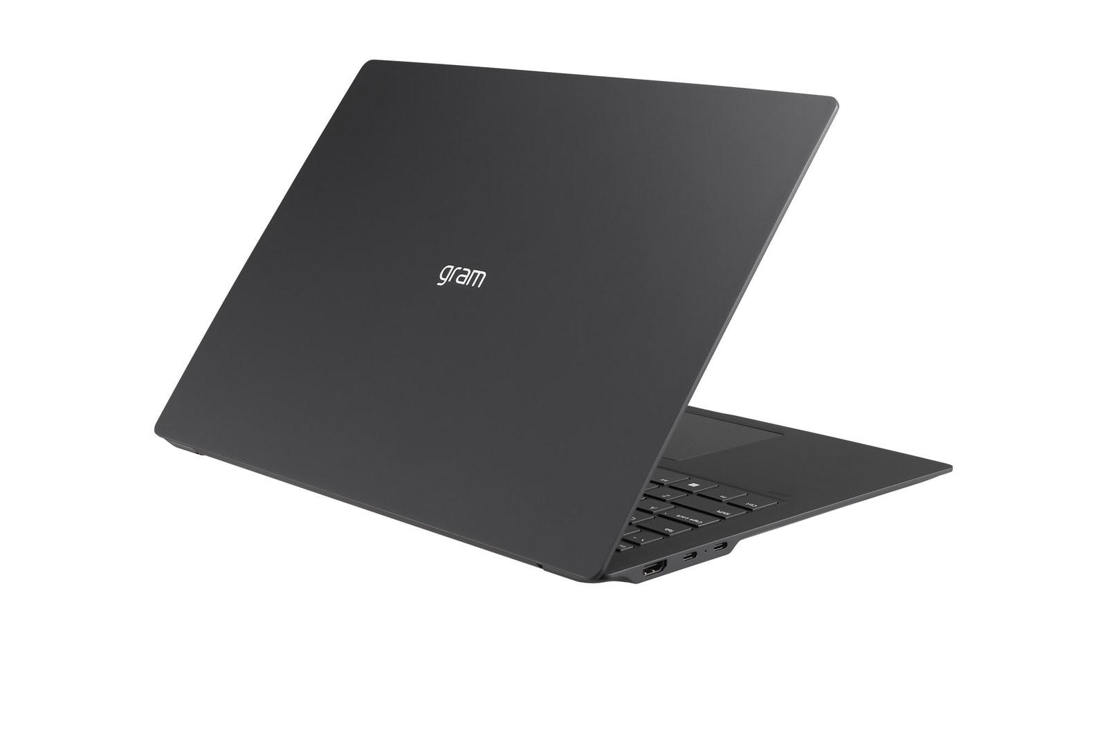 Vue arrière à -30 degrés et étui semi-ouvert