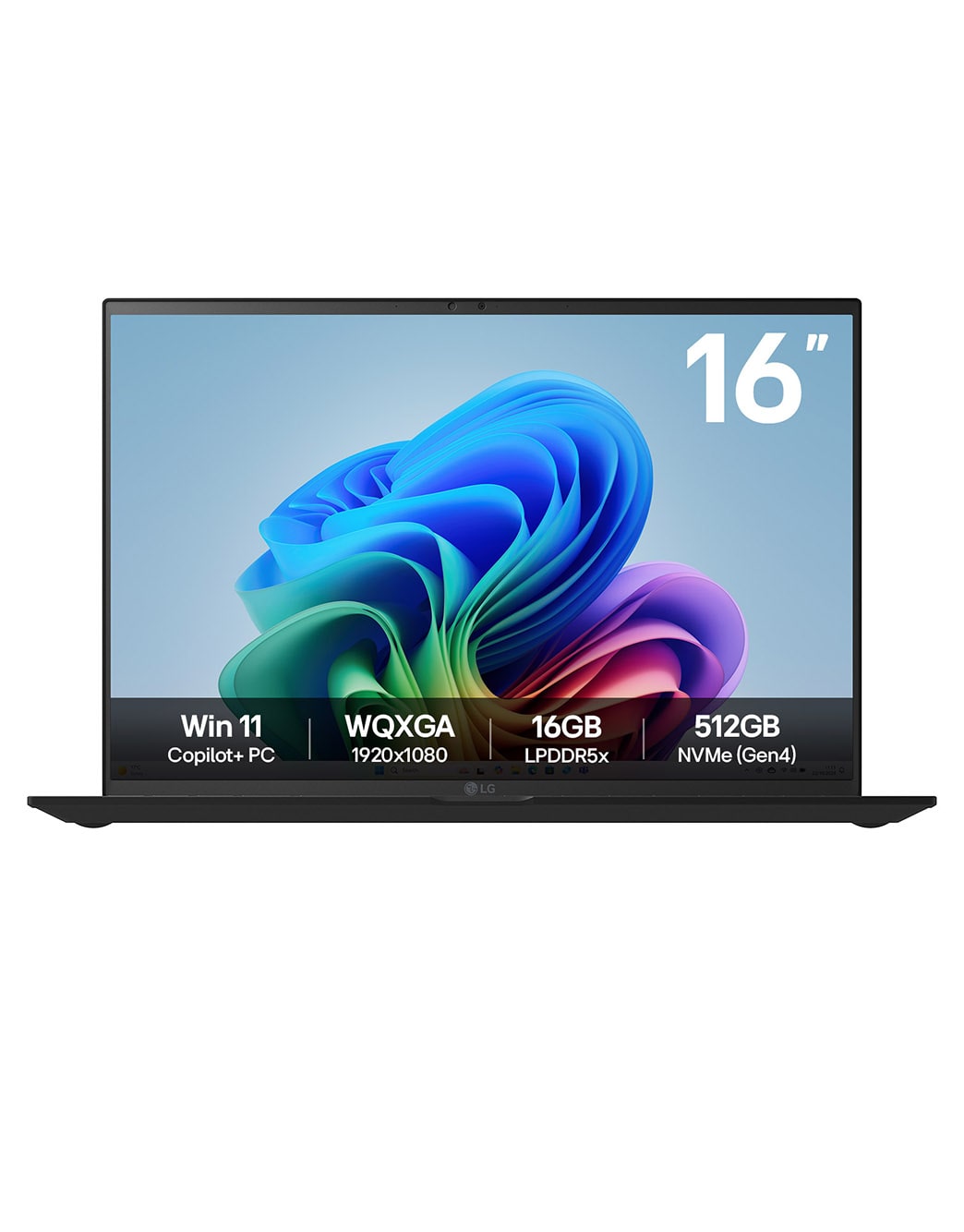 LG Gram 16Z90TL - PC Portable 16" Ultra Léger 1.23kg - Écran QHD+ DCI-P3 99% - Intel Ultra7, 32 Go RAM, 1 To SSD - Windows 11 Pro