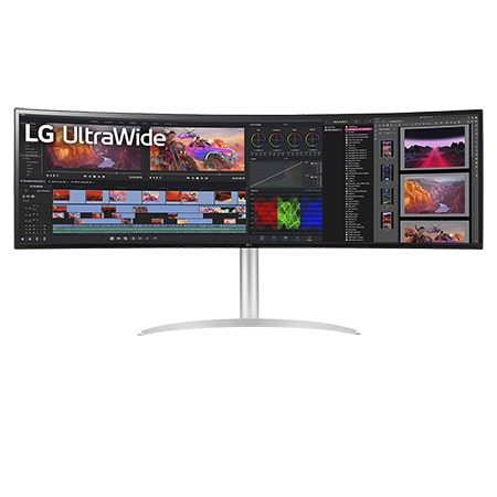 LG モニター ディスプレイ 49WQ95C-W 49インチ LG 49WQ95C-W - Moniteur UltraWide Dual QHD de 49