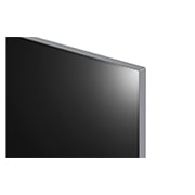 Gros plan sur le bord supérieur ultra-fin du LG OLED M3