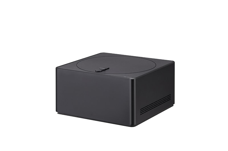 Vue latérale légèrement inclinée vers la gauche du boîtier Zero Connect Box