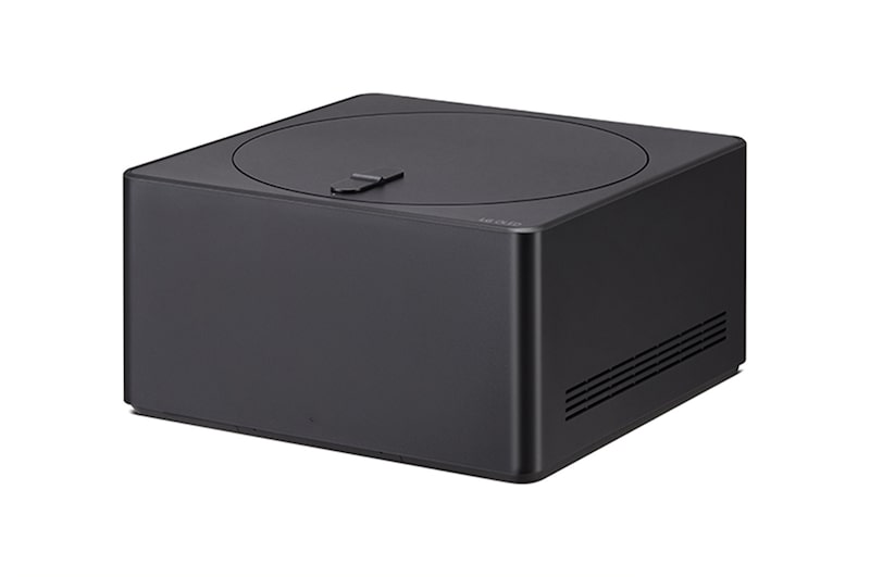 Vue latérale légèrement inclinée vers la gauche du boîtier Zero Connect Box