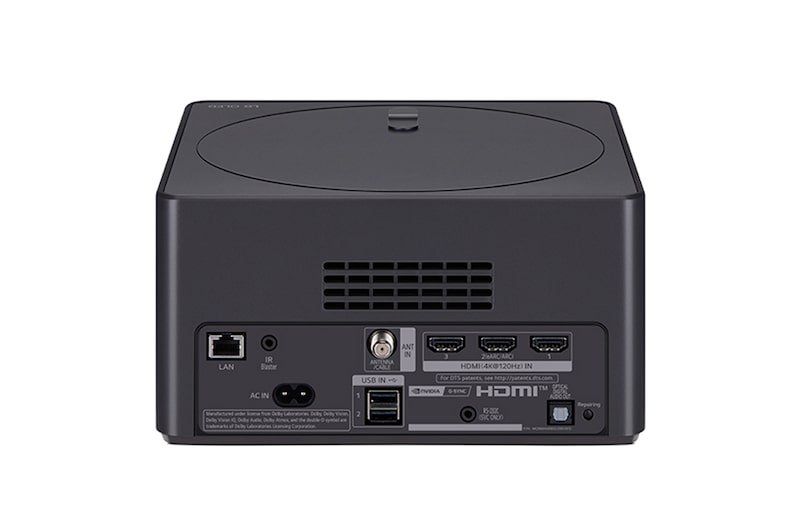 Vue arrière du boîtier Zero Connect Box