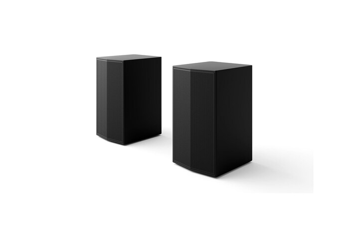 Angled view of Rear Speakers