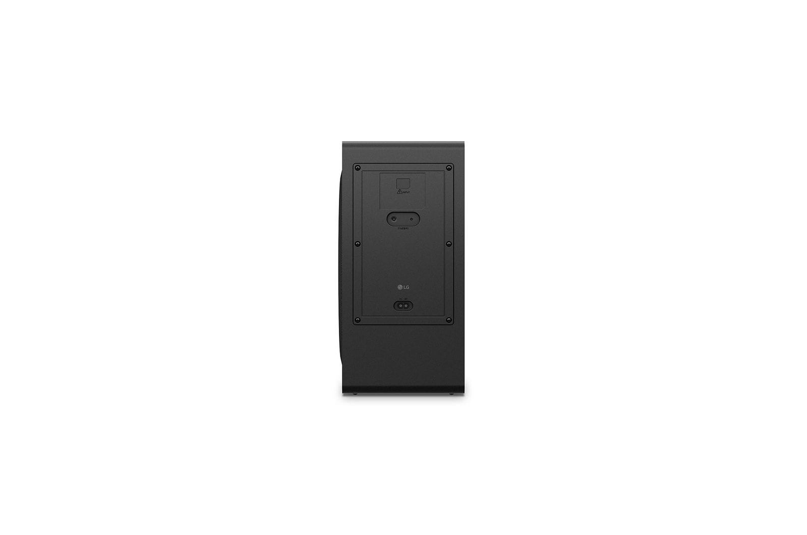 Back view of subwoofer
