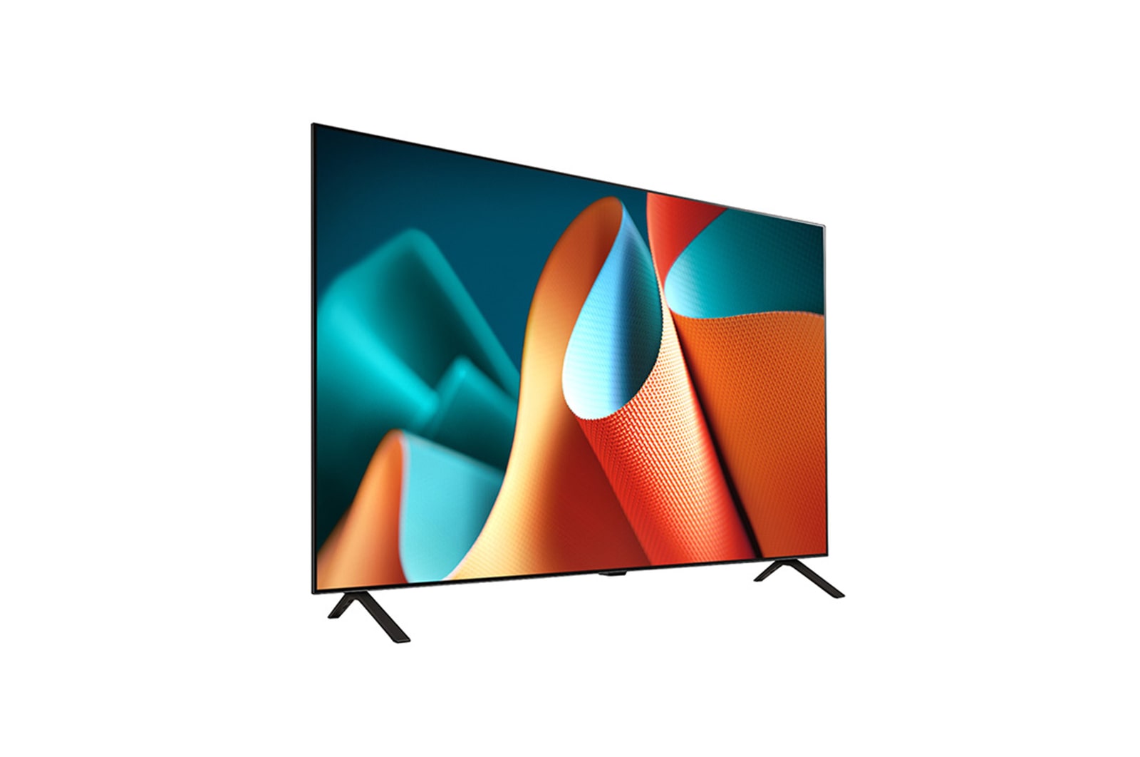 Vue de droite du téléviseur OLED LG, OLED B4E