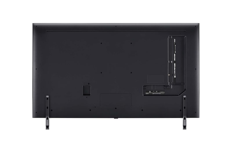 Vue arrière de la TV LG QNED, QNED85