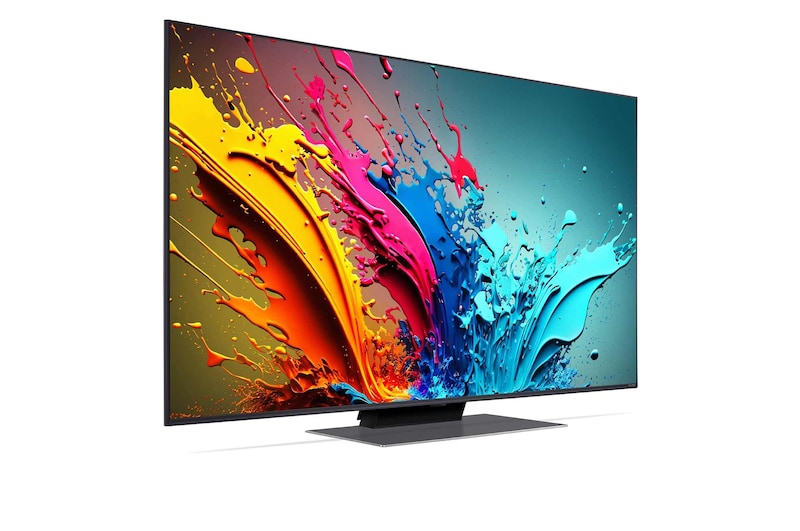 Vue de face de la TV LG QNED, QNED86