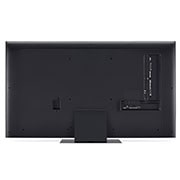 Gros plan du bord supérieur de la TV LG QNED, QNED87