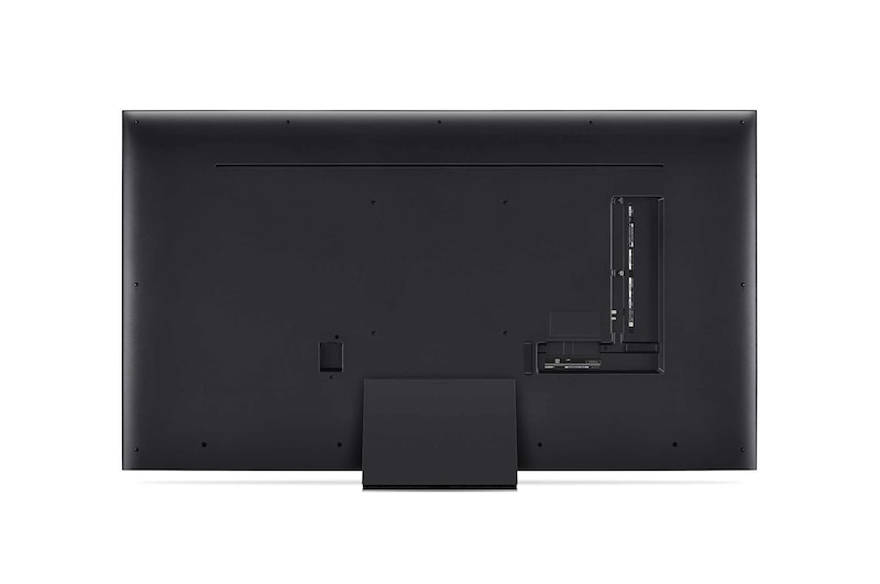 Vue arrière de la TV LG QNED, QNED85