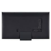Gros plan du bord supérieur de la TV LG QNED, QNED87