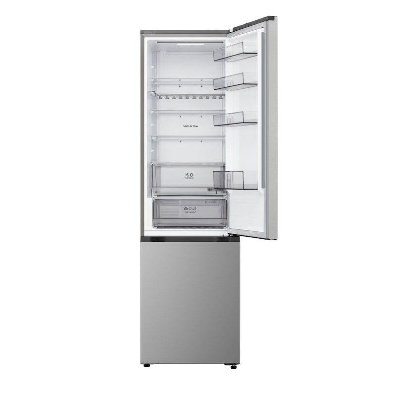 Lower view of LG fridge freezer (GBBS323CPY)