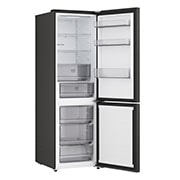 LG fridge freezer (GBBSJ10DEP) front view showing DoorCooling+™ vent