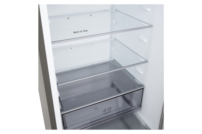 LG bottom freezer (GBBSJ10DEP) back view showing rear panel