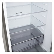 LG bottom freezer (GBBSJ10DEP) back view showing rear panel