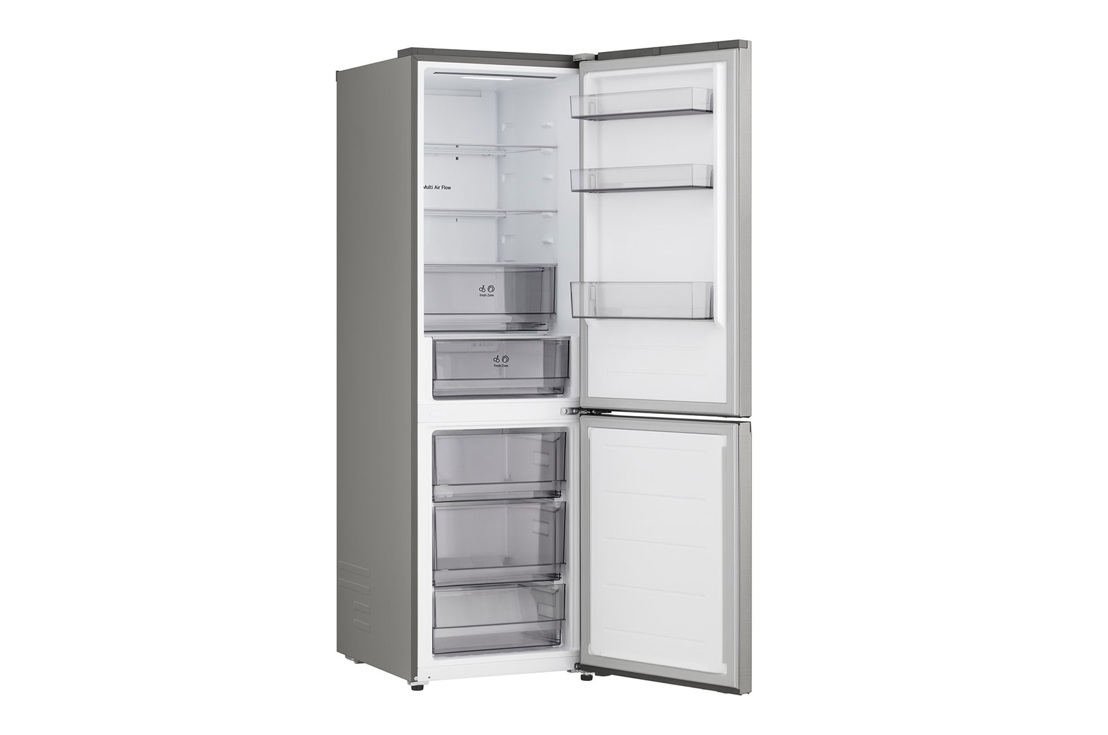 Upper view of LG fridge freezer (GBBSJ10DEP)