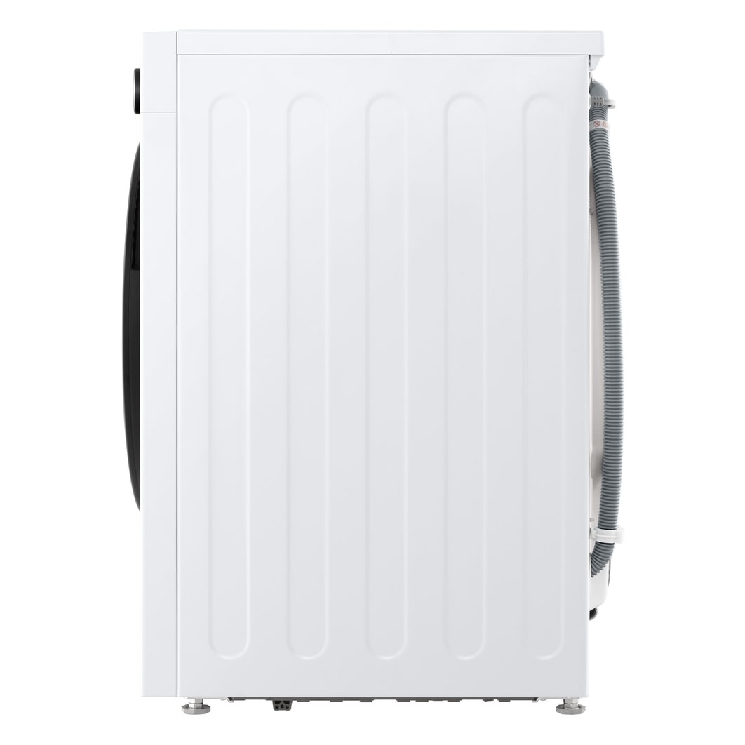 Left perspective view of of LG washer dryer combo