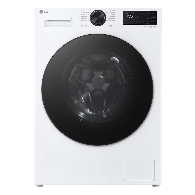 Vue avant de Lave-linge | 11 kg | AI DirectDrive™ | Steam™ LG F14X56BWST