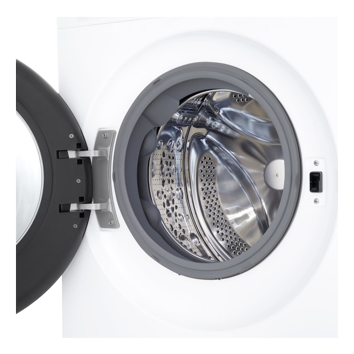 An image for dimension and installation of LG front load washing machine