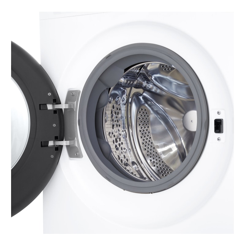 An image for dimension and installation of LG front load washing machine