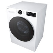 Right perspective view of of LG washer dryer combo
