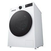 Side view of LG washer dryer combo