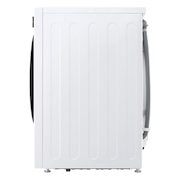 Left perspective view of of LG washer dryer combo