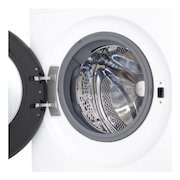 An image for dimension and installation of LG front load washing machine