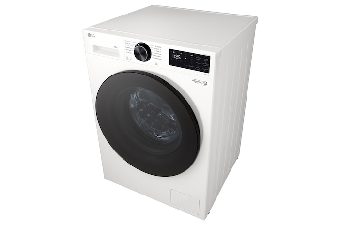 Right perspective view of of LG washer dryer combo