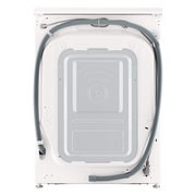 Rear view of LG washer dryer combo