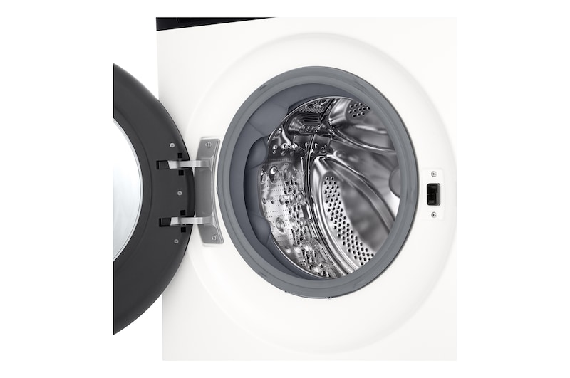 An image for dimension and installation of LG front load washing machine