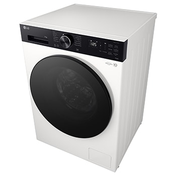 Right perspective view of of LG washer dryer combo