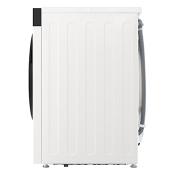 Left perspective view of of LG washer dryer combo