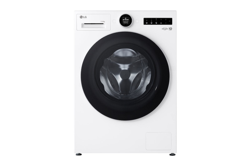 Vue avant de Lave-linge séchant molette écran LCD 11/6kg | EzDispense™ LG F164X71WSTA