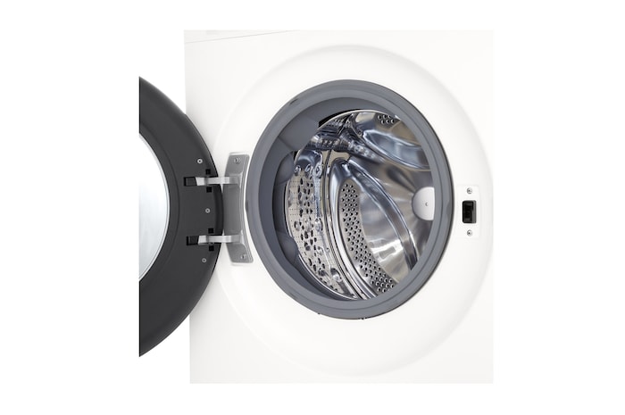 An image for dimension and installation of LG front load washing machine