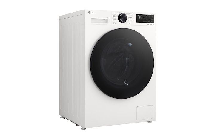 Detailed view of the detergent drawer