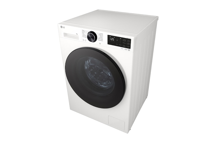 Right perspective view of of LG washer dryer combo