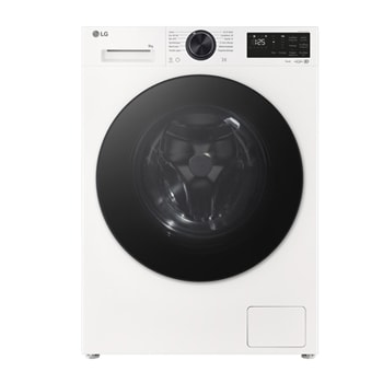 Front open view of LG front load washing machine