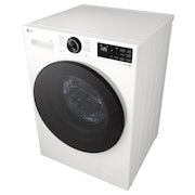 Right perspective view of of LG washer dryer combo
