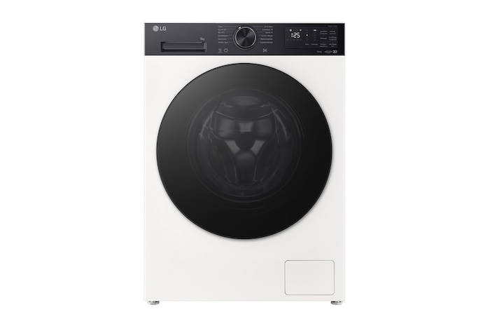 Front open view of LG front load washing machine