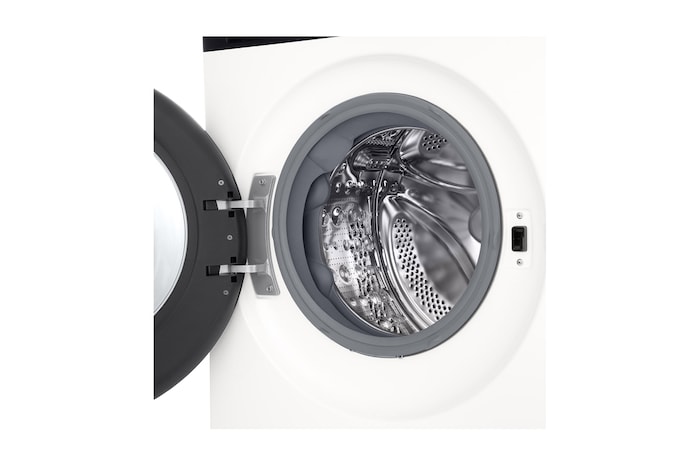 An image for dimension and installation of LG front load washing machine