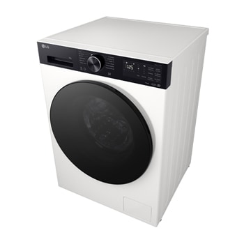 Right perspective view of of LG washer dryer combo