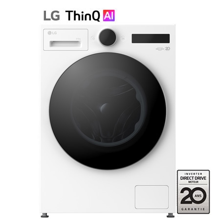 LG F964X71WSTA Lave linge séchant avec hublot classe D 9 kg