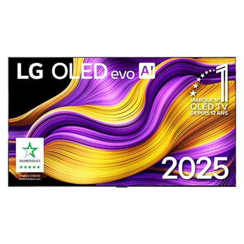 Front view of LG OLED evo AI G5 4K Smart 