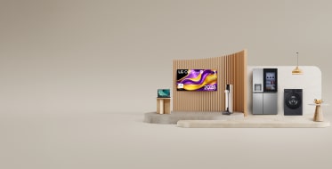 salon avec produits electroménager, informatique et TV