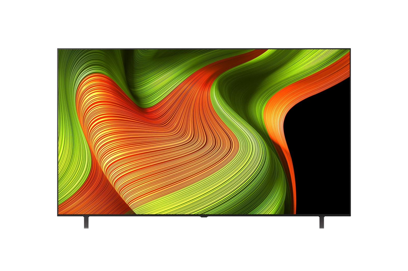 Vue arrière de la Smart TV LG OLED AI B5 4K.