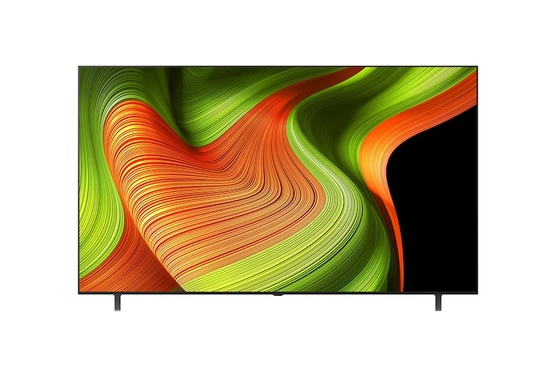 Vue arrière de la Smart TV LG OLED AI B5 4K.