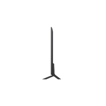 Vue latérale orientée vers la gauche de la TV LG QNED evo 