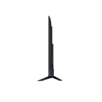 Vue latérale orientée vers la gauche de la LG UHD TV UA73.