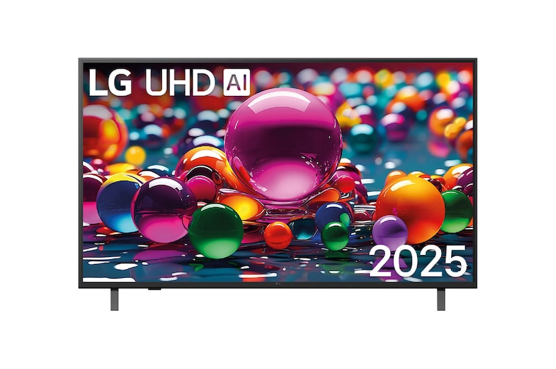 Vue avant de 50 pouces (126 cm) | LG UHD AI UA75 | 4K Smart TV | 2025 50UA75006LA